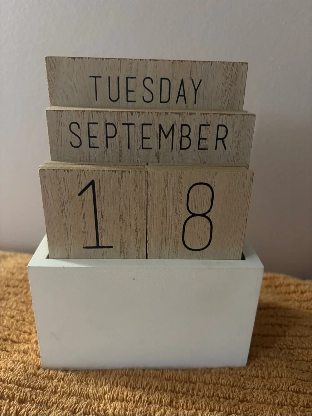 Desk Date - Wooden & Interchangeable
